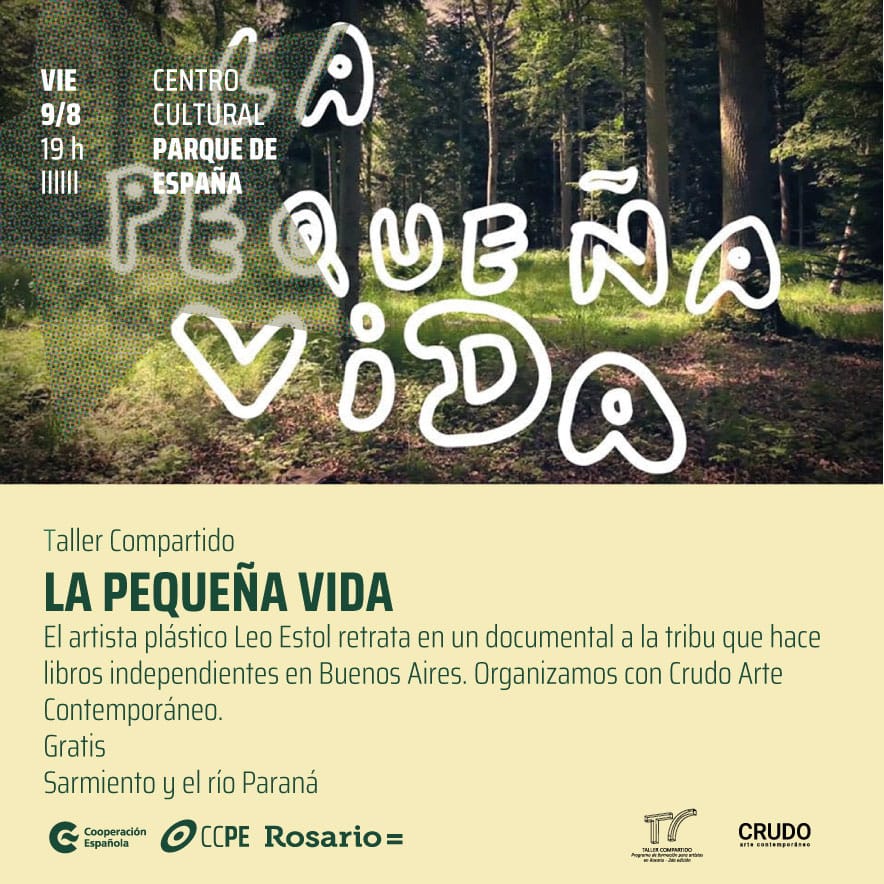 Flyer del documental "La pequeña vida" de Leopoldo Estol.