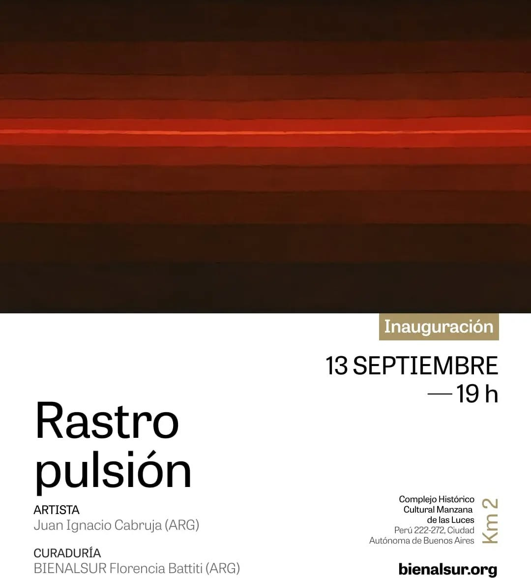 Rastro pulsión | Juan Ignacio Cabruja