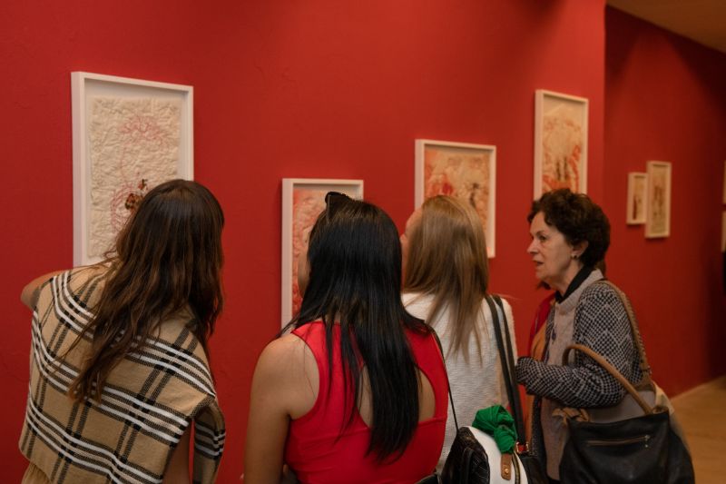 Blandir el quiebre. Registro de inauguración. De Nicole Mazza.