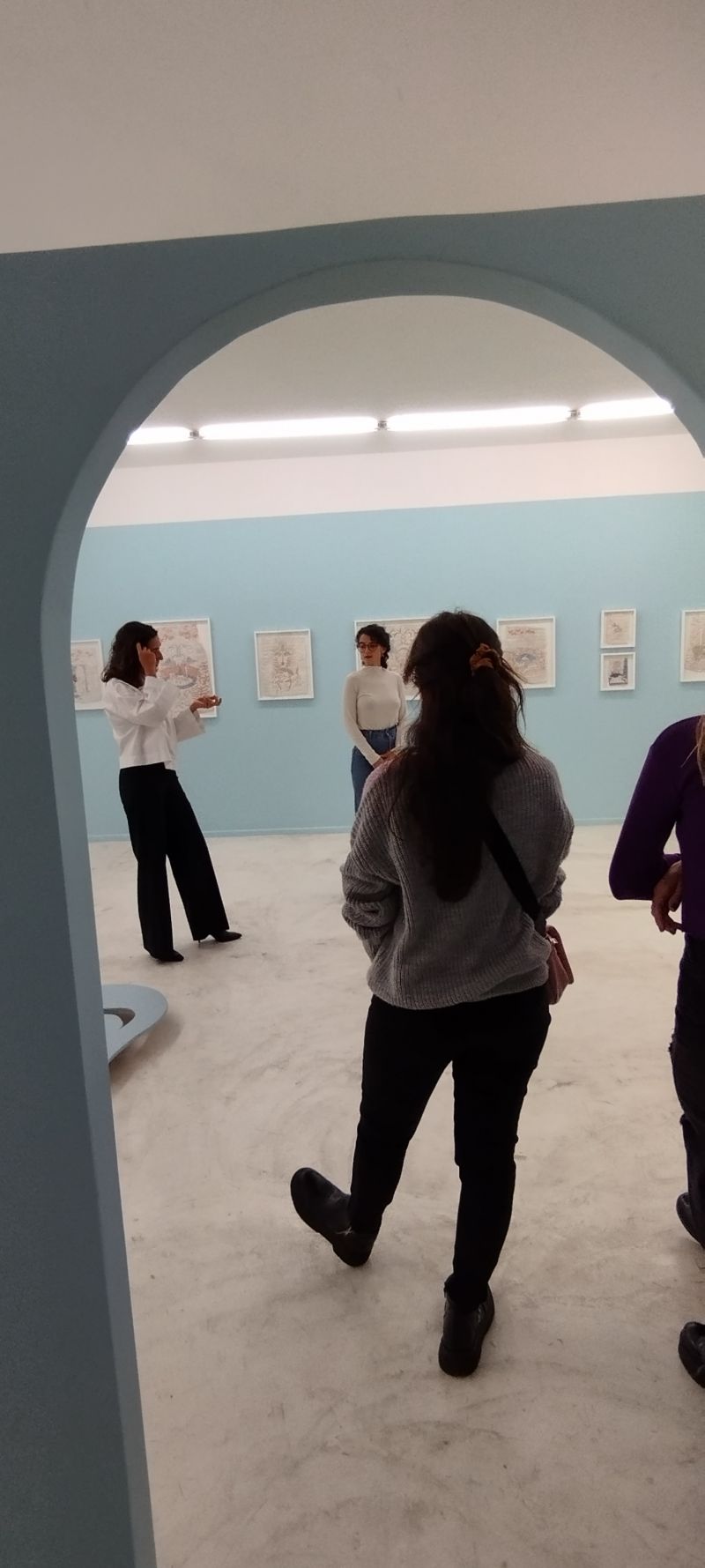 Nicole Mazza e Irene Gelfman, visita guiada en Quimera