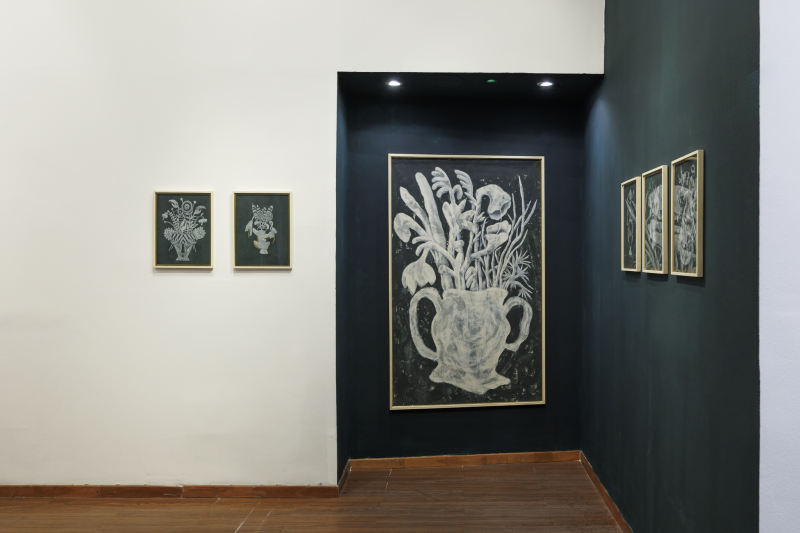 S/t de la serie “La imagen abierta" - Óleo sobre lienzo crudo - 71.5 x 46 cm - 2025