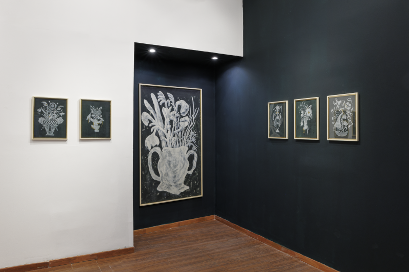 S/t de la serie “La imagen abierta" - Óleo sobre lienzo crudo - 36 x 21 cm - 2025