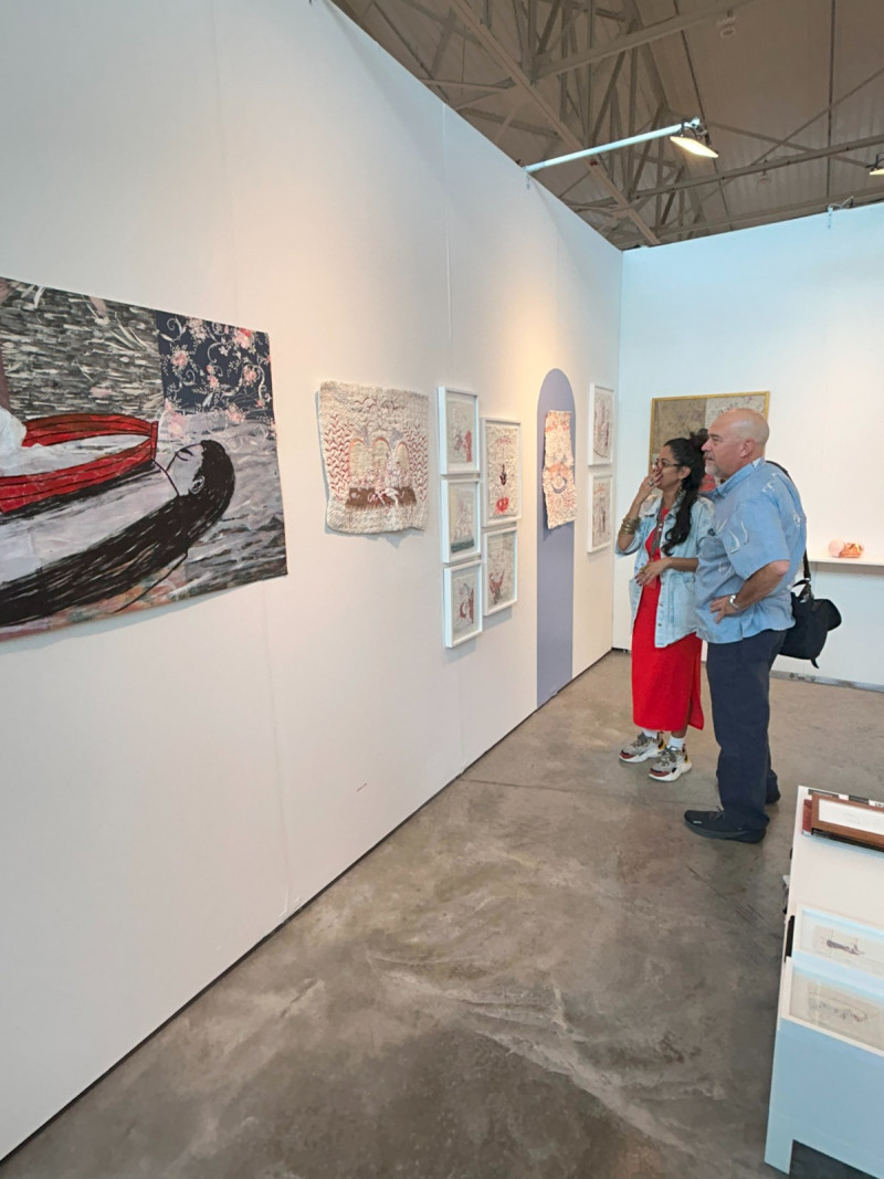 Pinta Miami | Nicole Mazza y Egar Murillo